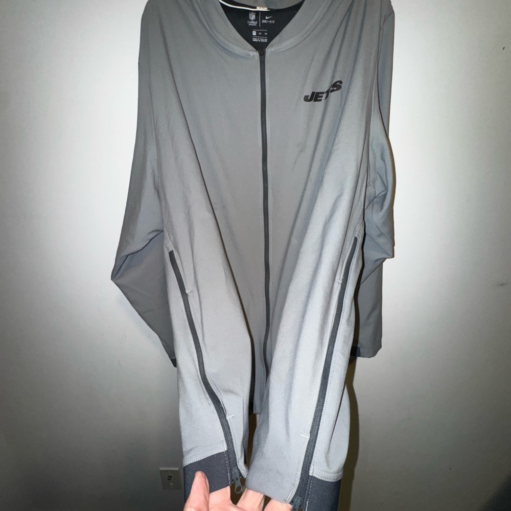NFL NY Jets Gray Coach’s 3XL Nike Jacket - Picture 5 of 5